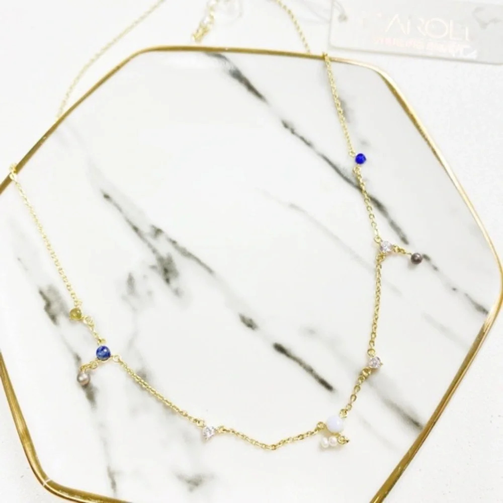 Carolee Donna Plated Sterling Silver Necklace